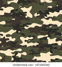 abstract camouflage seamless vector art nouveau pattern. print fabric clothes