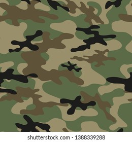 
abstract camouflage seamless vector pattern for clothing and wallpaper