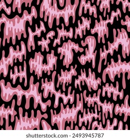Abstract camouflage shapes seamless pattern
