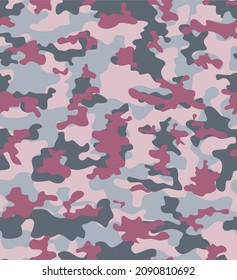 
Abstract camouflage trendy stylish pattern for textiles, modern street background. Vector