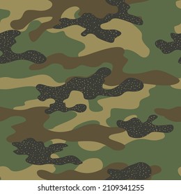 Abstract camouflage trendy vector pattern, classic abstraction for printing clothes, paper, fabric.