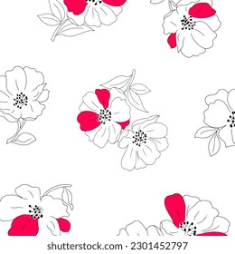 Abstract camouflage vector pattern design suitable for fashion and fabric needs