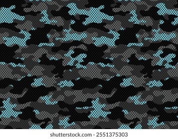abstract camouflage vector seamless pattern, vector illustration for print