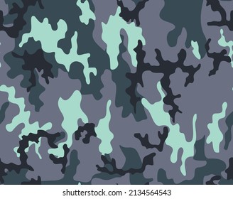 Abstract camouflage vector texture, classic trendy background, street stylish print.