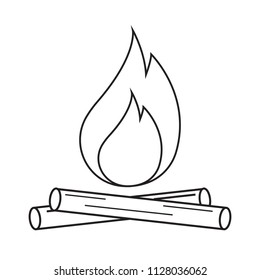 Abstract camping object