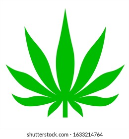 abstract canabis logo in vector quality