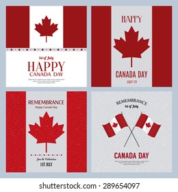 Abstract Canada day background with some special objects