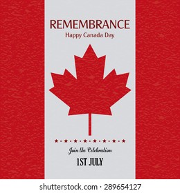 Abstract Canada day background with some special objects