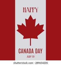 Abstract Canada day background with some special objects