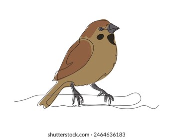 abstract canary,sparrow,bird,logo,continuous single line art hand drawing sketch