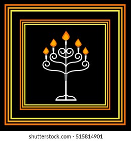 abstract candelabrum