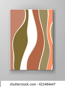 Abstract candy color design templates. Brochures unusual color shapes style. Vintage sweets frames and backgrounds. Vector Illustration.