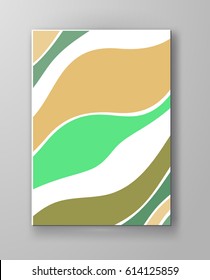 Abstract candy color design templates. Brochures unusual color shapes style. Vintage sweets frames and backgrounds. Vector Illustration.