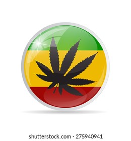 Abstract Cannabis Background Vector Illustration EPS10