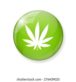 Abstract Cannabis Background Vector Illustration EPS10
