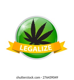 Abstract Cannabis Background Vector Illustration EPS10