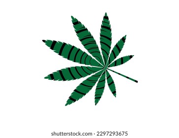 vector abstracto de marihuana de cannabis para la web de iconos de fondo del logo                   