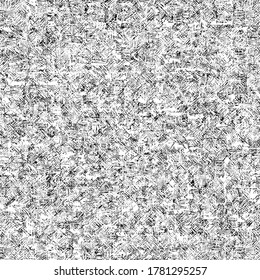 Abstract canvas texture. Rugged surface rendered graphically from hatch. Grunge background.