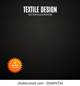 Abstract Canvas Texture. Textile & Fabric Design. Vector illustration