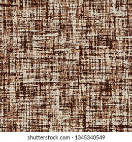 Abstract Canvas Textured Distressed Background. Seamless Pattern.