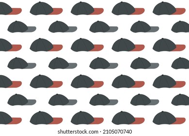 Abstract Cap Side View Pattern Background
