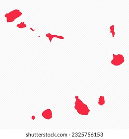 Abstract Cape Verde Simple Map Background, can be used for business designs, presentation designs or any suitable designs.