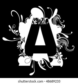 abstract capital letter