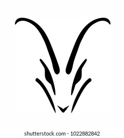 abstract capricorn logo