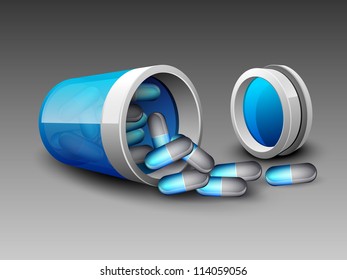Abstract capsules background. EPS 10