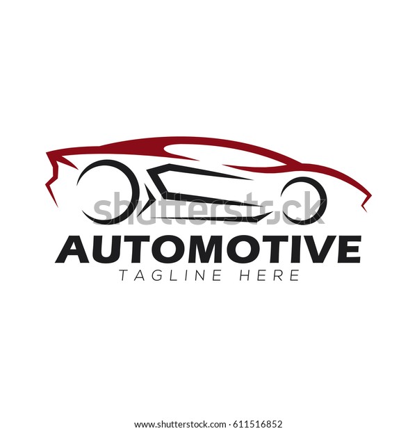 Abstract car automotive logo\
template