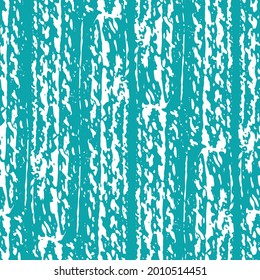 Abstract car or bike tyre vector striped seamless pattern background. Painterly textured wheel tread vertical broken stripes. Aqua blue white backdrop. Modern crayon geometric repeat for packaging