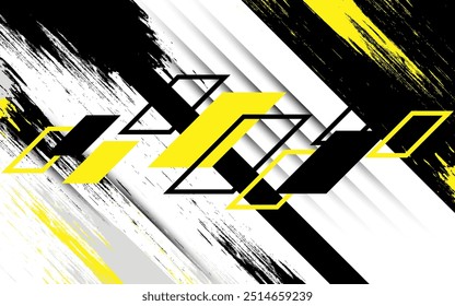 Vetor de design de decalque de carro abstrato. Kit de fundo de corrida de faixa abstrata gráfica para veículo de embrulho, carro de corrida, rali, aventura e livery