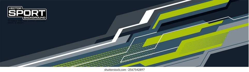 Abstract Car decal design vector. Graphic abstract stripe racing background kit designs for wrap vehicle, race car, rally, adventure and livery