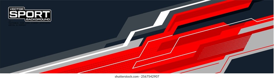 Abstract Car decal design vector. Graphic abstract stripe racing background kit designs for wrap vehicle, race car, rally, adventure and livery