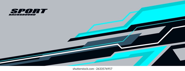 Abstract Car decal design vector. Graphic abstract stripe racing background kit designs for wrap vehicle, race car, rally, adventure and livery