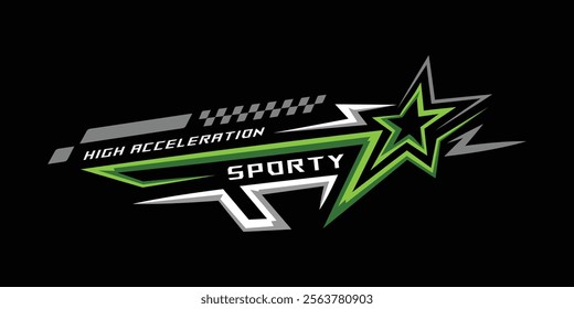 Abstract car decal sticker race template graphic