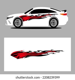 abstract car decal. sticker car decal. car stripes vector art decal. 