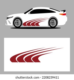 abstract car decal. sticker car decal. car stripes vector art decal. 