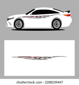 abstract car decal. sticker car decal. car stripes vector art decal. 