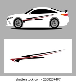 abstract car decal. sticker car decal. car stripes vector art decal. 