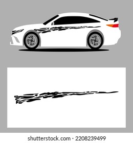 abstract car decal. sticker car decal. car stripes vector art decal. 