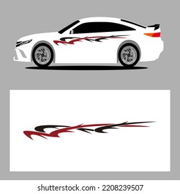 abstract car decal. sticker car decal. car stripes vector art decal. 