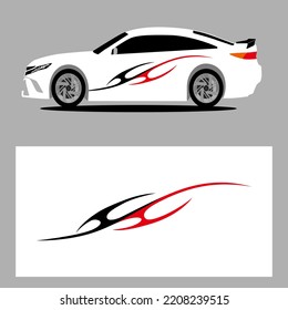 abstract car decal. sticker car decal. car stripes vector art decal. 
