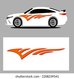 abstract car decal. sticker car decal. car stripes vector art decal. 