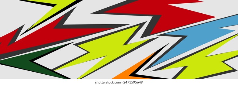 Abstract car decal wrap background design, grunge halftone splash striking motorsport racing stripes, sporty modern speedy sticker vinyl livery vector