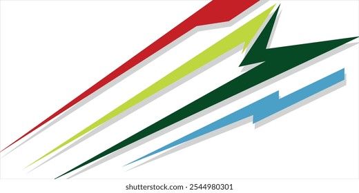 Abstrakte Auto-Aufkleber Wrap Hintergrund Design, farbige Halbton-Spritzer auffällig Motorsport-Rennsport-Streifen,