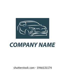 abstract car design concept automotive topics vector logo design template.EPS10