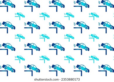 Abstract Car Falling Pattern Background, can be used for business designs, presentation designs or any suitable designs.