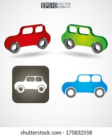 Abstract car icon