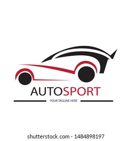 abstract car icon logo vector